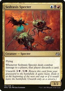 MTG ■金/英語版■ 《セドラクシスの死霊/Sedraxis Specter》★FOIL★ モダンマスターズ2017 MM3