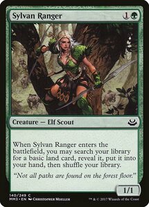 MTG ■緑/英語版■ 《森のレインジャー/Sylvan Ranger》モダンマスターズ2017 MM3