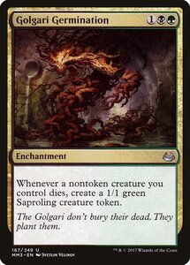 MTG ■金/英語版■ 《ゴルガリの発芽/Golgari Germination》モダンマスターズ2017 MM3