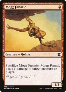 MTG ■赤/英語版■ 《モグの狂信者/Mogg Fanatic》 エターナルマスターズ EMA