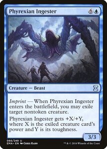 MTG ■青/英語版■ 《ファイレクシアの摂取者/Phyrexian Ingester》 エターナルマスターズ EMA