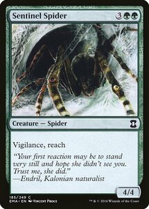 MTG ■緑/英語版■ 《歩哨蜘蛛/Sentinel Spider》 エターナルマスターズ EMA