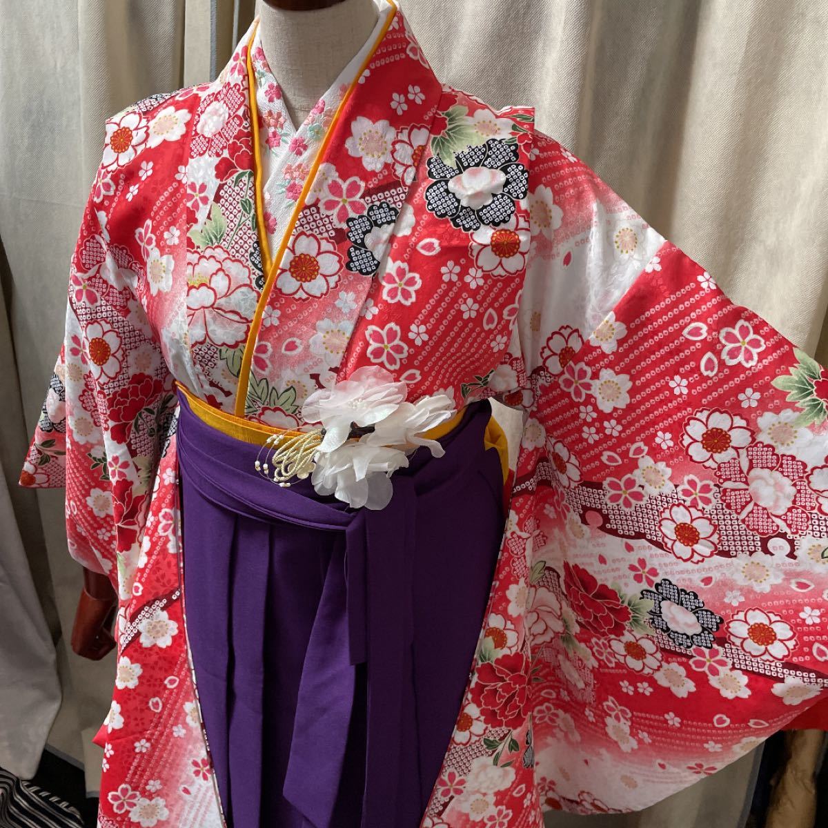 100%本物保証!100%本物保証!小柄な方必見♡着物 色鮮やか レア