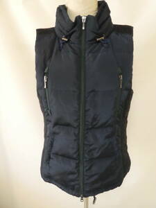 maturita inset .lita down vest 40 navy storage hood (29)Z