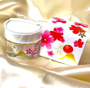 金桜 エイジングケア フェイス ケア クリーム 金粉 スパチュラ付 贅沢 高級品 スキンケア 肌年齢 ふっくら ブランド GOLD