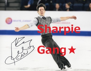 ◆(直筆 サイン )　北京五輪　11位　フィギュアスケート　　ワールドグランプリ　キーガン・メッシング　カナダ代表◆
