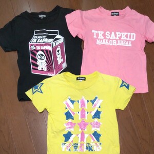 TK SAPKID 半袖Tシャツ　3枚組