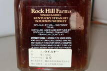 ■□古酒 未開栓 ROCK HILL FARMS ロックヒル ファーム ウイスキー 750ml□■_画像5