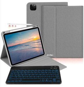 MMK　iPad Pro 11キーボードケース 第1世代/第2世代/第3世代対応 [ワイヤレス充電対応・ペンシルホルダー付き] 