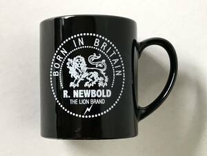 未使用 R・NEWBOLD アール・ニューボールド　マグカップ　ブラック　コーヒーカップ