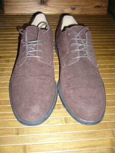 834-990♂：プレントー　スエードドレスシューズ　size.25　色.こげ茶　トラッド　IVY　ビジネス　靴