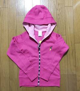  new goods 130 140 * cost ko girls Zip up Parker pink reverse side nappy full Zip 7 -years old 8 -years old car Clan do signature Kirkland