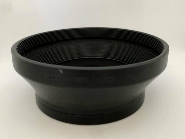 送料無料 ★ Canon キャノン ラバー レンズ フード W-69 かぶせ式 内径69mm 純正 LENS HOOD カメラ パーツ 当時物 希少 現状