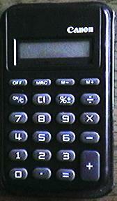  Canon calculator 