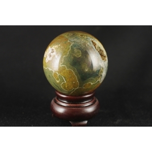  Ocean jasper circle sphere 63mm /oj-04