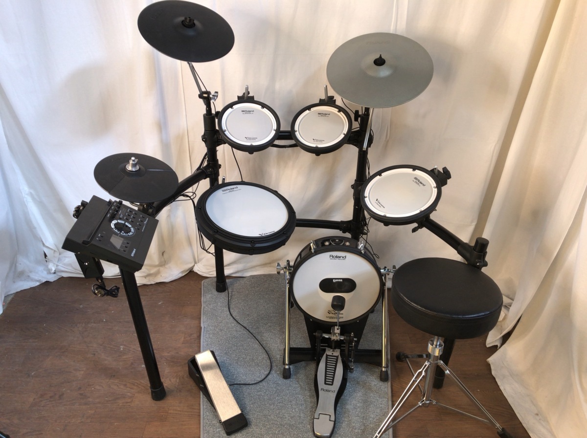 2022年製 新品】 Roland KD-120 電子ドラム 12インチバスドラム (4) BK