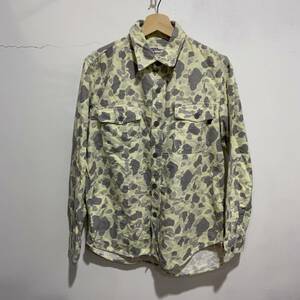 ☆送料無料☆Ａｌｐｈａ　Ｉｎｄｕｓｔｒｉｅｓ☆アルファインダストリーズ☆カモフラージュ長袖シャツ☆Ｌサイズ☆ミリタリー☆Ｊ２０c