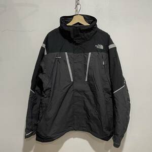 ☆☆送料無料☆THE NORTH FACE☆HYVENT☆インナーダウン付き☆マウンテンジャケット☆M☆グレーブラック☆L9☆c