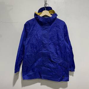  free shipping *LL bean * rain Parker * blue * Kids 14|16(L)*z20c