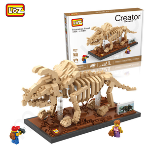 「ラスト1点」LOZ miniブロック、積木　　恐竜　トリケラトプス　レゴ（LEGO）互換不可