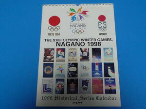 *1998 год Nagano зима Olympic [ календарь ]()CL- / новый товар /