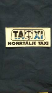 ★　ワッペン　TAXI NORRTALJE ★