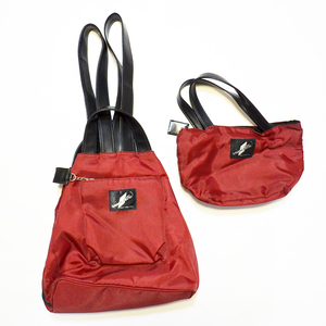  lady's Mini rucksack lunch bag attached 