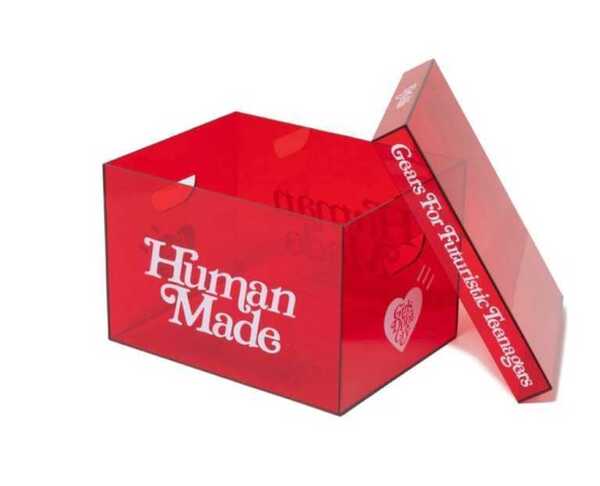 新品未使用★HUMAN MADE GDC ACRYLIC FILE BOX RED★Girls Don't Cry VERDY VICK ヒューマン メイド ヴェルディ ガルドン 収納ボックス 赤