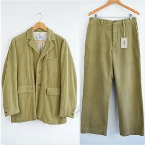 新品 定価10万1200円 YAECA WRITE ヤエカ 日本製 JACKET PANTS セットアップ コーデュロイ ワーク ジャケット パンツ S 管理番号F405Q6303