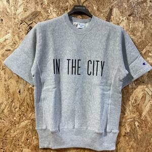 champion MR.GENTLEMAN REVERSE WEAVE スウェット 半袖 Tシャツ S L コラボ 別注 限定 CITY SHOP ミスタージェントルマン リバースウィーブ