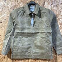 Dickies XLARGE WORK JKT ダイヤ柄 ワークジャケット ベージュ S M L コラボ 別注 限定 ディッキーズ_画像1