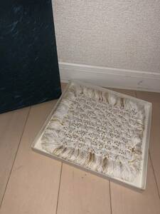 [ unused ] rug / woven thing / tea utensils / boxed 