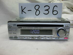 K-836　SANYO　サンヨー　CDF-R310　1Dサイズ　CDデッキ　故障品