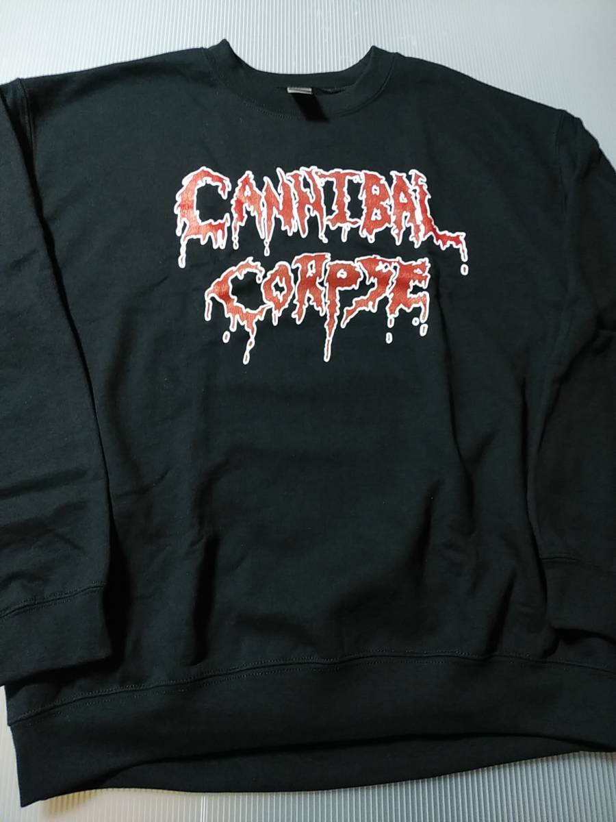 CANNIBAL CORPSE スウェット トレーナー butchered at birth 黒L / death obituary deicide suffocation morbid angel autopsy exhumed