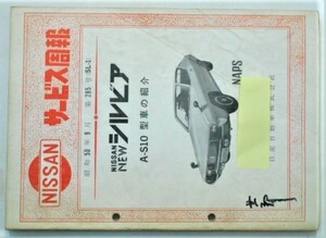  Nissan SILVIA A-S10 type car introduction service ..2 pcs. 