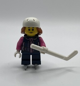 即決 未使用 レゴ LEGO ミニフィグ シティ ミニフィギュア アイスホッケー　女の子　子ども　アイススケート