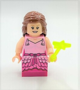 即決 新品　未使用　レゴ ＬＥＧＯ　ミニフィグ ミニフィギュア　ドレスを着た女の子　子ども　魔法のステッキ