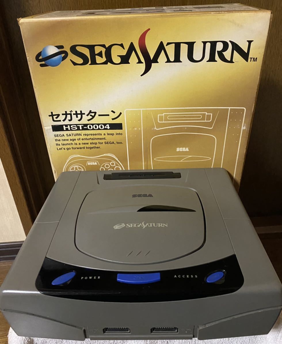 25%OFF】 セガサターン本体 NEWパッケージ discoversvg.com 定番から海外の最新 セガサターン本体、箱、説付 ソフト45本付プレミアあり 家庭用ゲーム本体