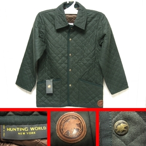  complete sale! made in Italy! limited amount chopsticks .- green group green color & large Logo patch & stamp .! regular price approximately 13 ten thousand jpy . ultimate profit! wool . quilting jacket . Hunting World 