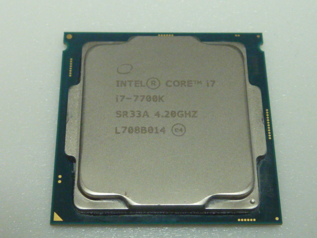インテル Core i7 7700K BOX オークション比較 - 価格.com