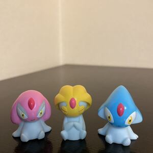 ポケモンキッズ アグノム ユクシー エムリット 中古品 ポケモン フィギュア ポケットモンスター ソフビ 指人形