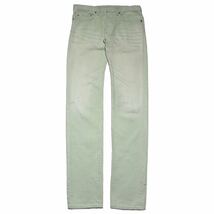 美品ディオールオム 06AWデニム 31 エディスリマン DIOR HOMME by HEDI SLIMANE Mint Green Denim Pants ミントグリーンデニム_画像1