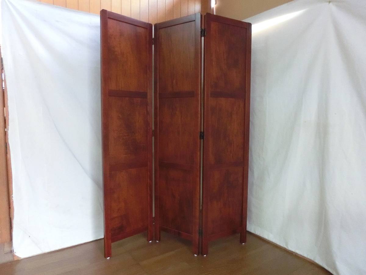 新品?正規品 訳あり パーティション リバーシブル 4 衝立 木製 新品 3
