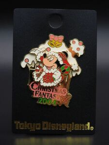 88 東京ディズニーランド クリスマスファンタジー2004 ピンバッジ TDS TDL TDR ミッキーミニー　バッチ