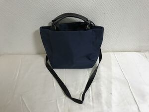 本物カンペールCAMPER本革レザーキャンバス2wayハンドショルダーバッグビジネストートボストンバックレディースメンズ紺ネイビー
