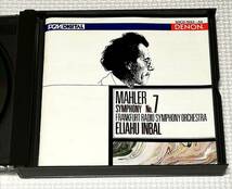 CD　マーラー 交響曲7番/インバル/フランクフルトRSO/60CO-1553-4/2枚組_画像4