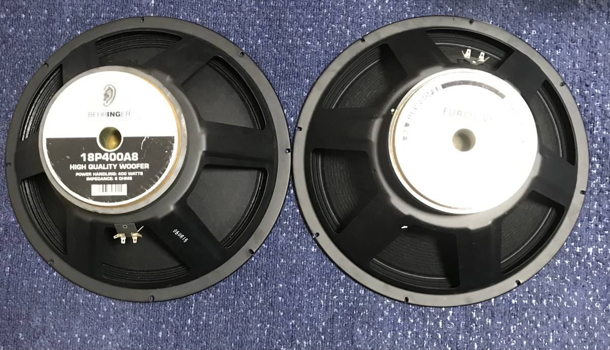 引取限定】BEHRINGER EUROLIVE VP2520 スピーカー ペア ベリンガー