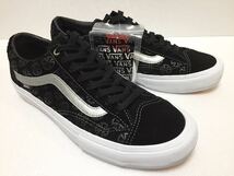 未使用!!! VANS バンズ INDEPENDENT インデペンデント コラボ Style 36 PRO BLACK SILVER 29cm US 11 スケート スニーカー_画像1