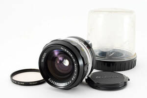 ニコン Nikon Nikkor N.C Auto 24mm f/2.8 Non Ai 広角レンズ フィルター付き 923457