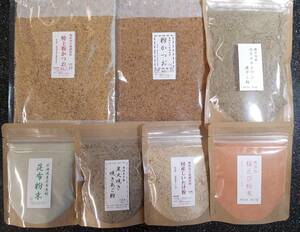  no addition soup flour 7 kind set ..2 kind,. cloth,. dried, roasting ..,...., Sakura ..